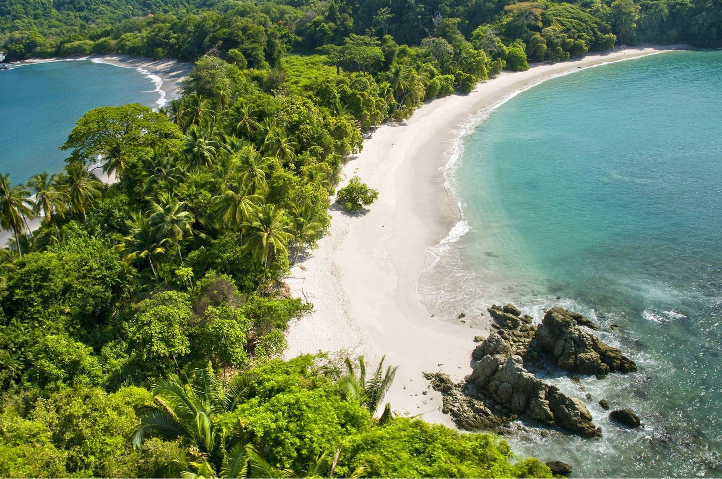 Costa Rica- Blick auf einen Strand