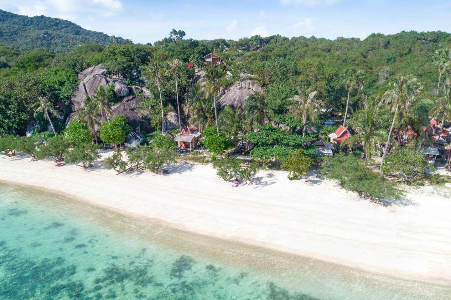 Traditionelle Bungalows auf Koh Phangan