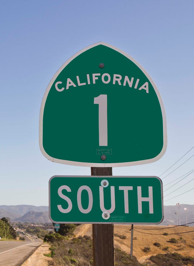 Highway No. 1 USA Kalifornien Route 1