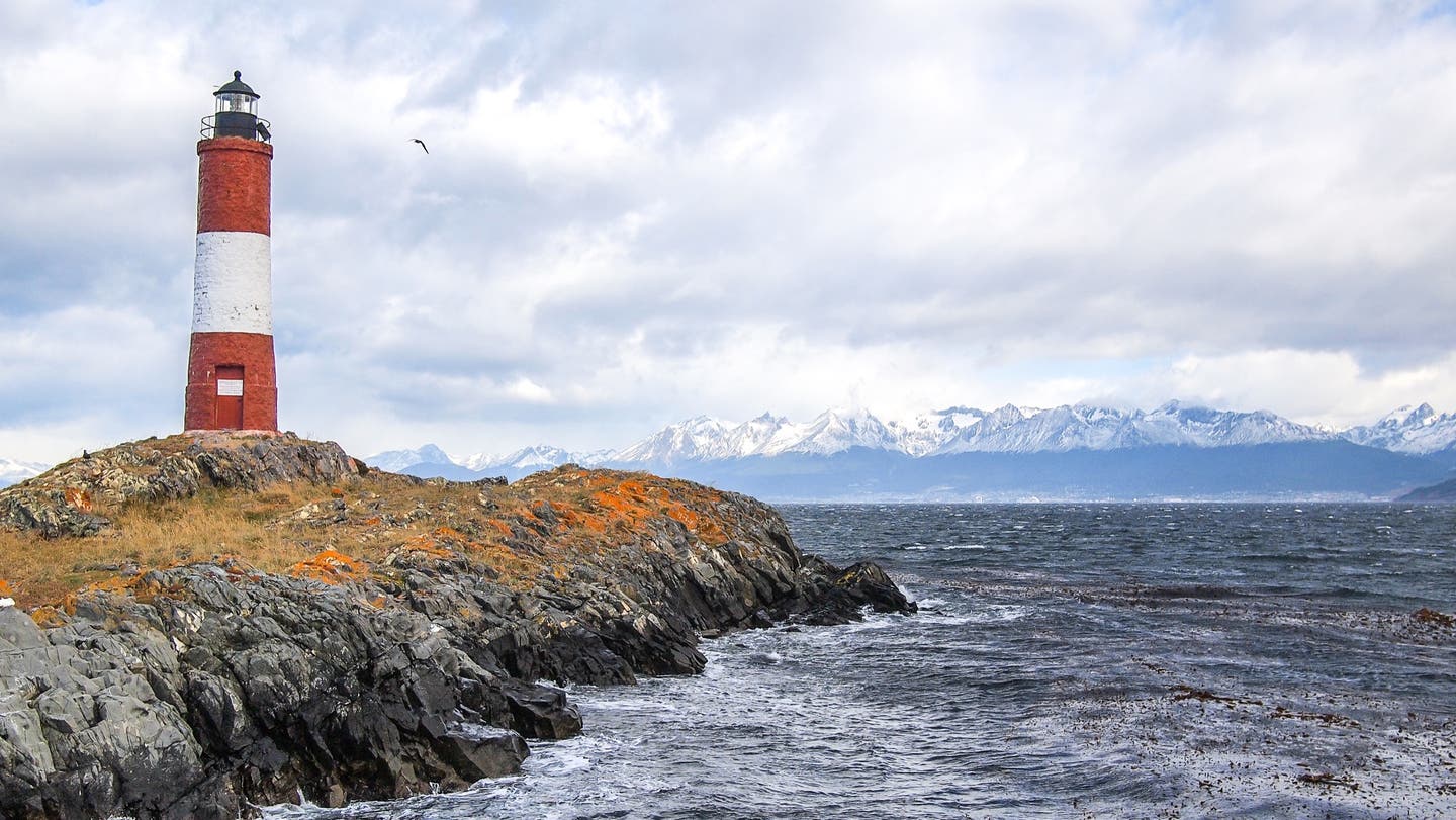 Argentinien Ushuaia Leuchtturm