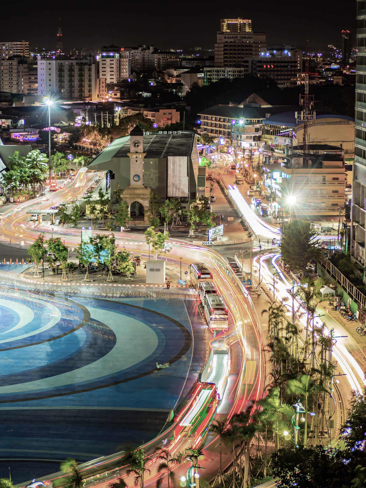 Pattaya bei Nacht