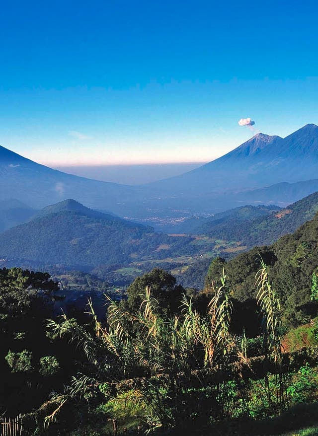 Zur Rundreise Guatemala Vulkane Panorama