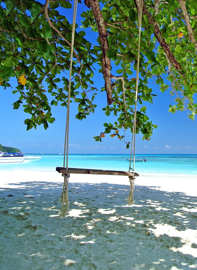 Beste Reisezeit für Thailand Thailand Strand Schaukel