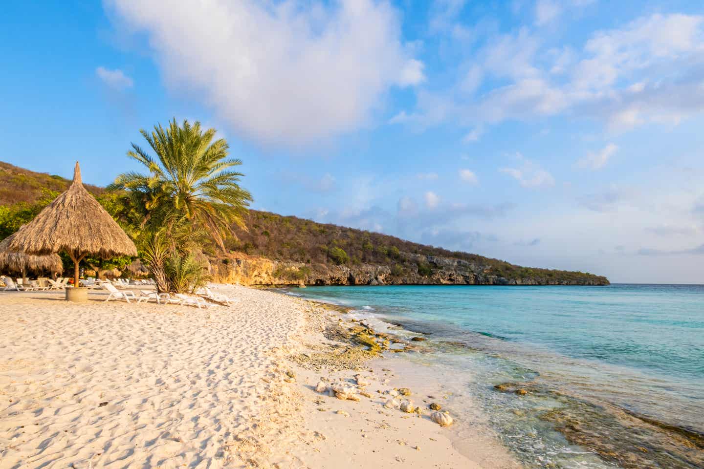 Curaçao Sehenswürdigkeiten: Cas Abao Strand bei Sonnenuntergang