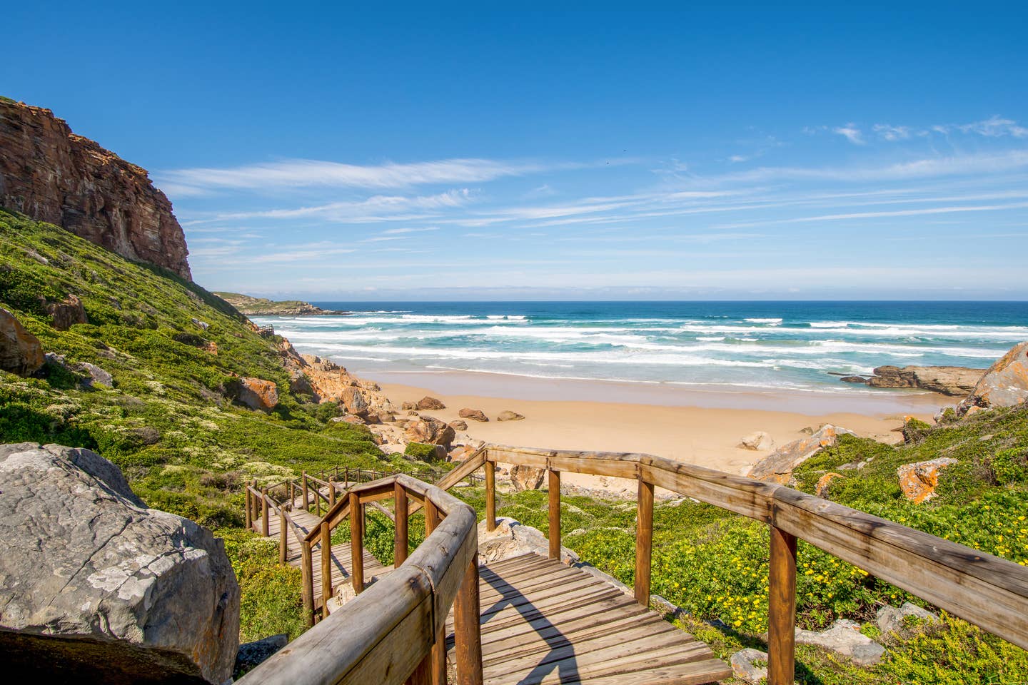 Rundreisen Südafrika: Strand an der Garden Route in Südafrika Rundreisen Südafrika: Strand an der Garden Route in Südafrika