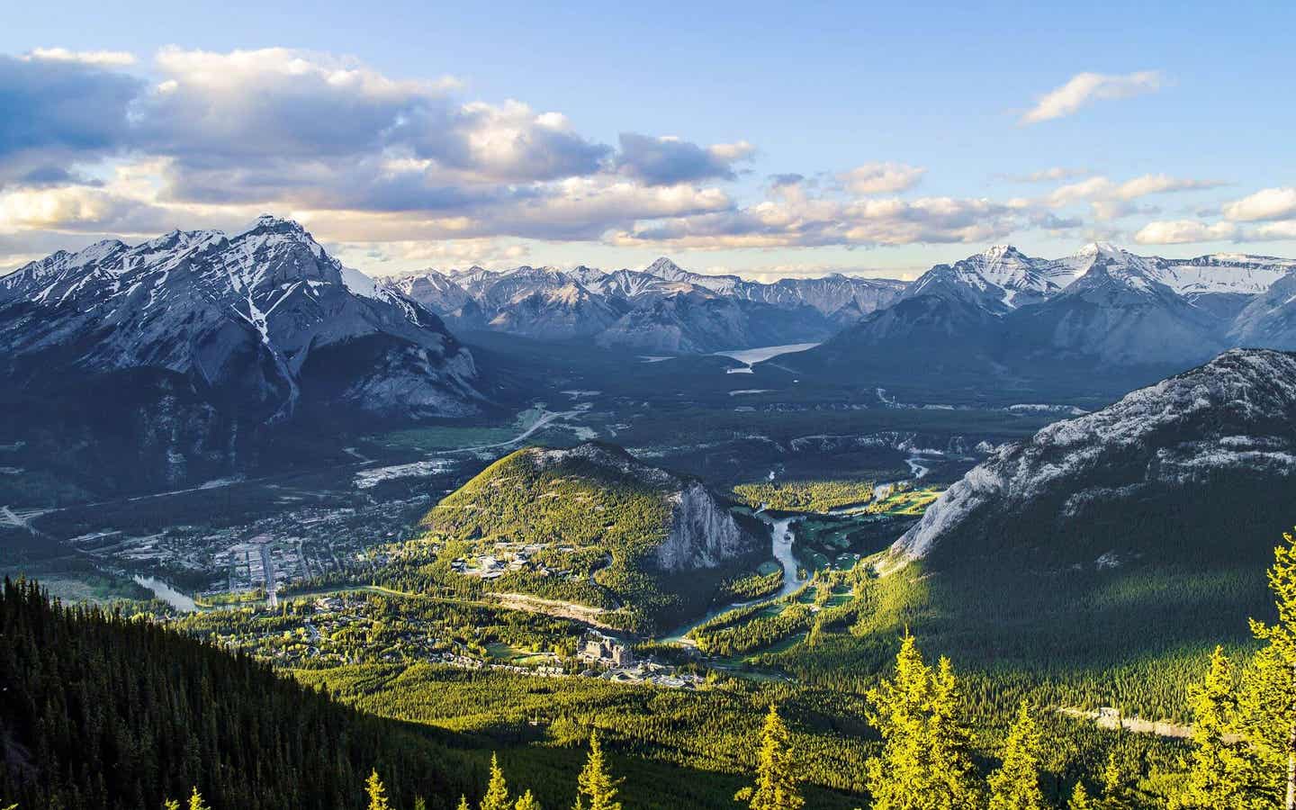 Nationalparks Kanada: Sulphur Mountain im Banff-Nationalpark