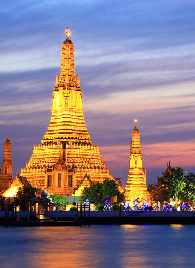 Beste Reisezeit für Bangkok Thailand Bangkok Wat Arun Tempel