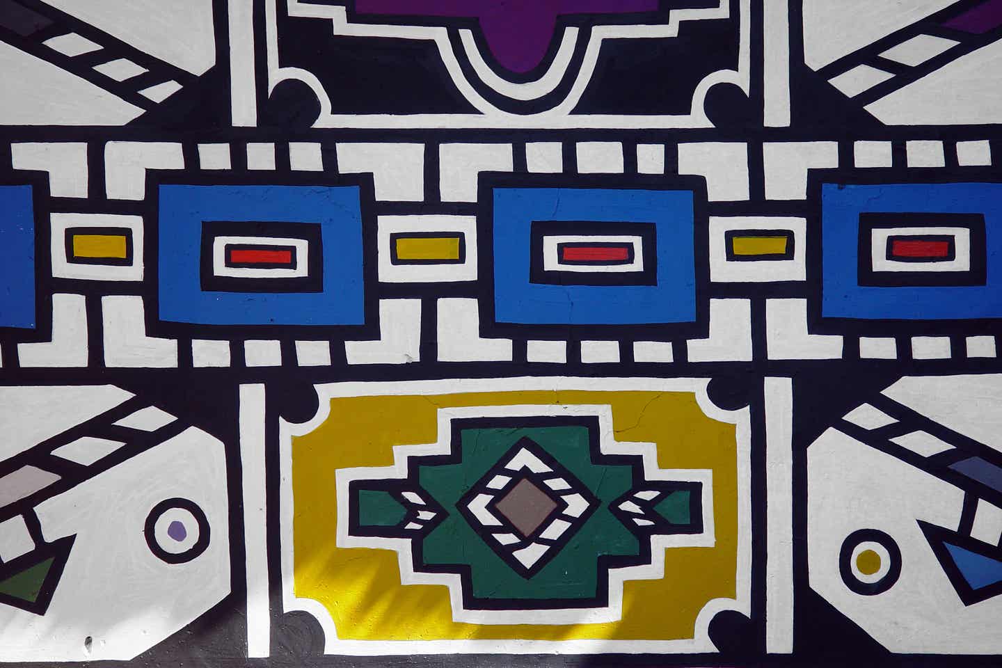 Südafrika Kultur: Afrikanisches Wandbild