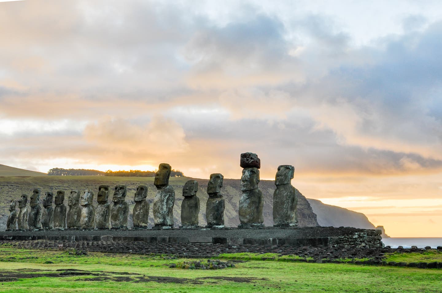 Chile Osterinsel Rapa Nui Statue