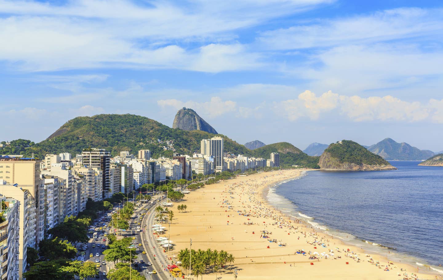 Rundreisen Brasilien: Panorama der Copacabana in Rio de Janeiro Rundreisen Brasilien: Panorama der Copacabana in Rio de Janeiro