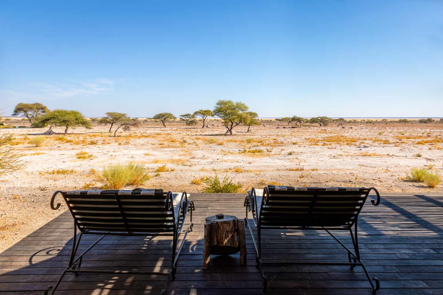 Namibia Etosha Park: Ausblick über die Onguma Game Reserve