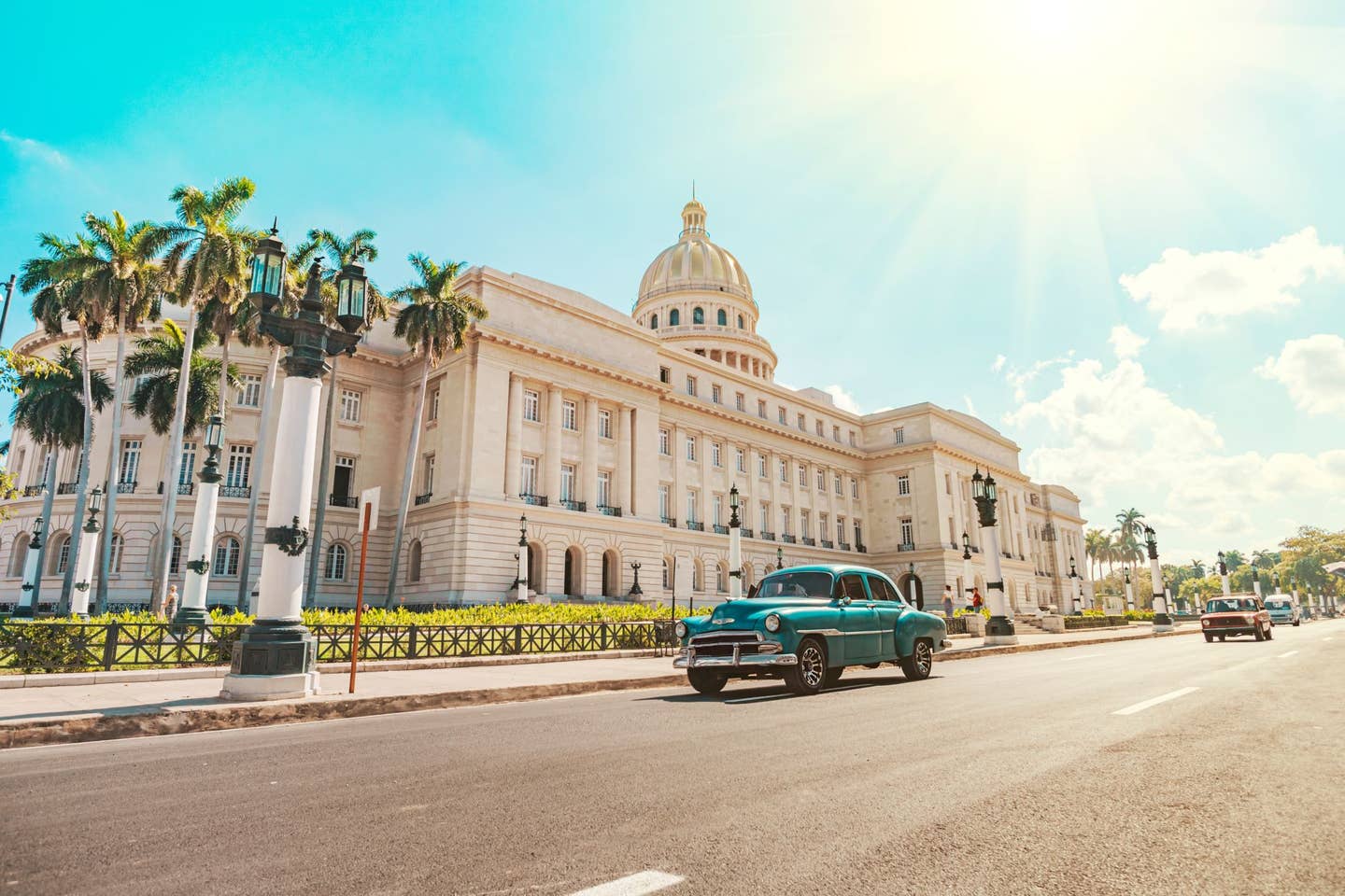 Blick auf das Capitolio in Havanna