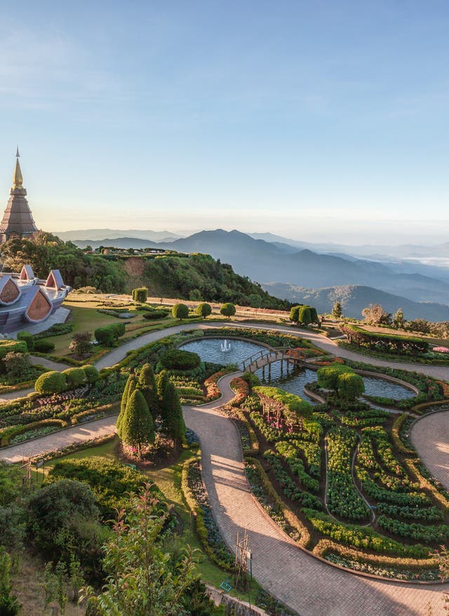 Thailand Urlaub Doi Inthanon Pagoden