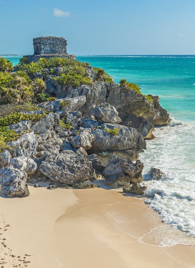 Zu den Angeboten Tulum Ruine in Mexiko