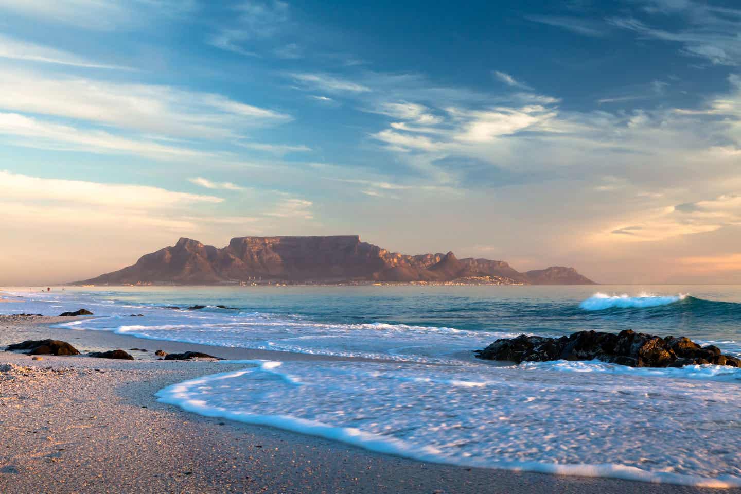 Südafrika beste Reisezeit: Blouberg Strand