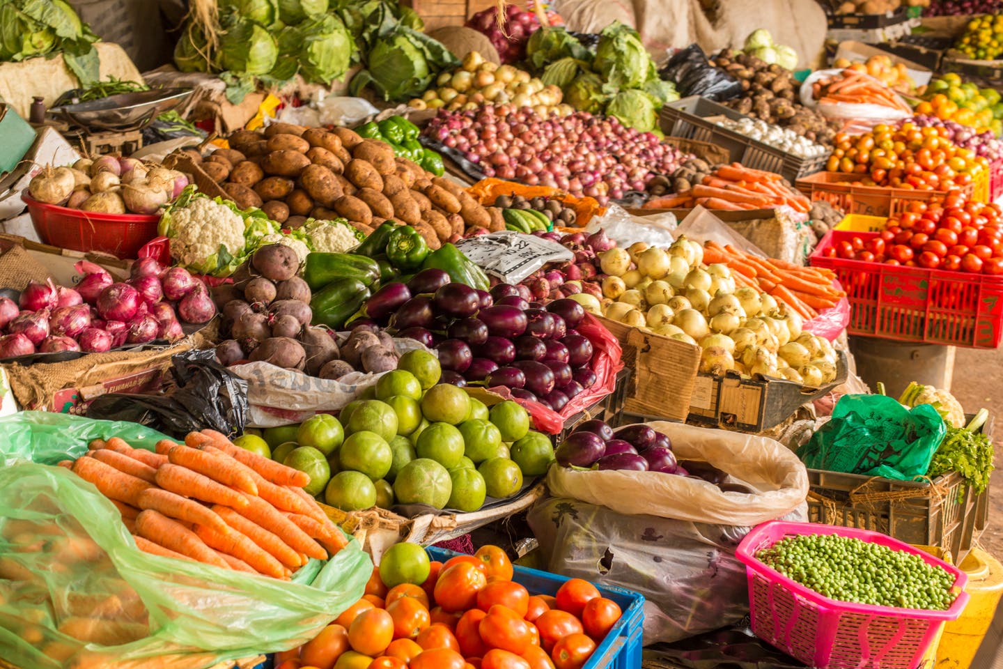 Kenia Essen: Obst- und Gemüsemarkt in Nairobi