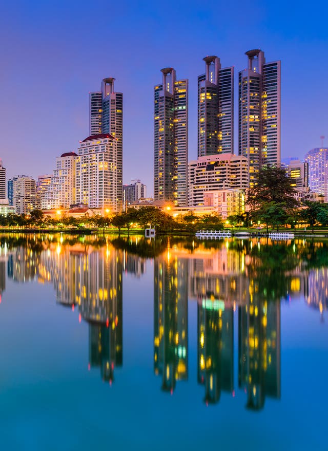 Aktivitäten in Bangkok Thailand Bangkok Benjakiti Park