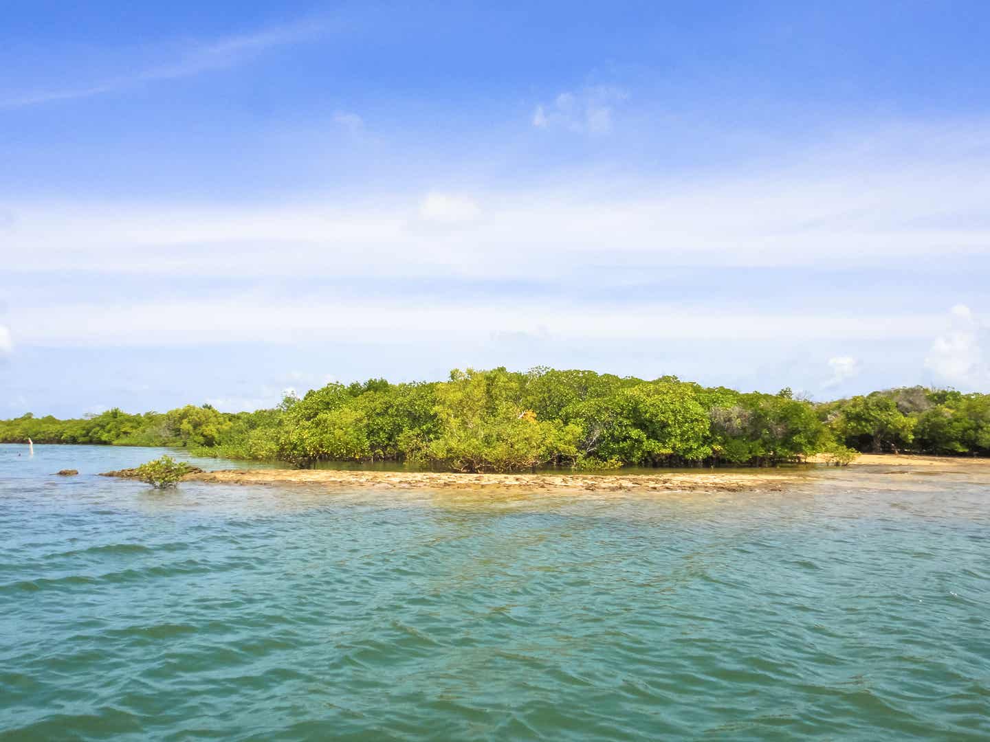 Kenia Strände: Manda Island Beach in der Nähe der Insel Lamu