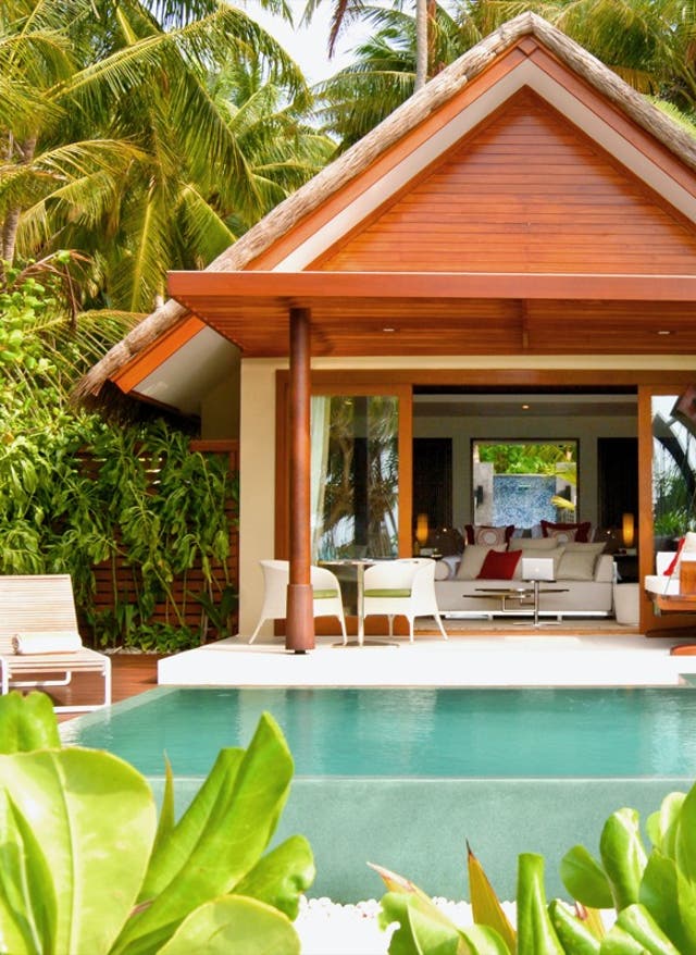 Hotelzimmer mit privatem Pool