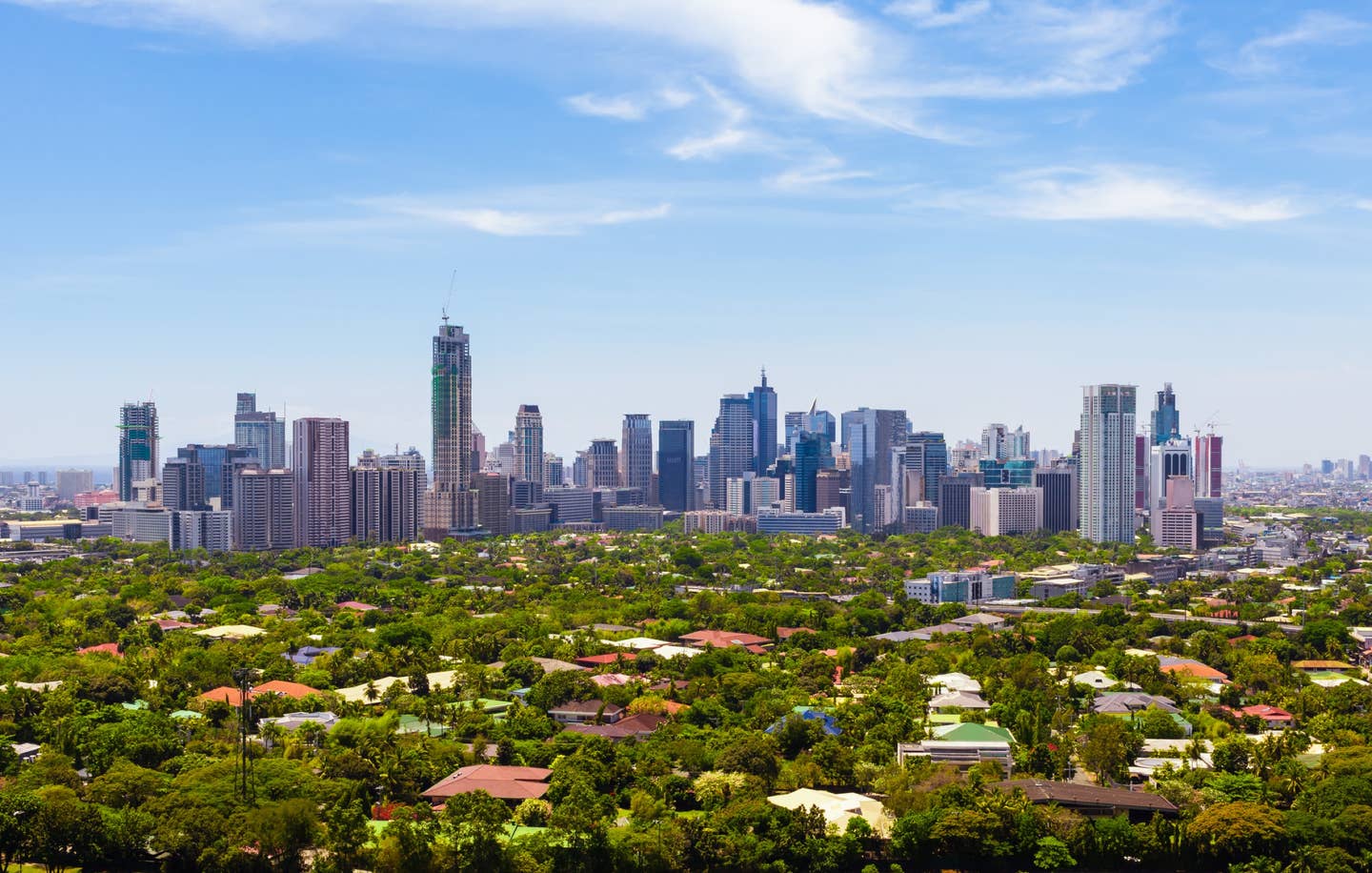 Rundreisen Philippinen: Panoramabild der Philippinen-Hauptstadt Manila Rundreisen Philippinen: Panoramabild der Philippinen-Hauptstadt Manila