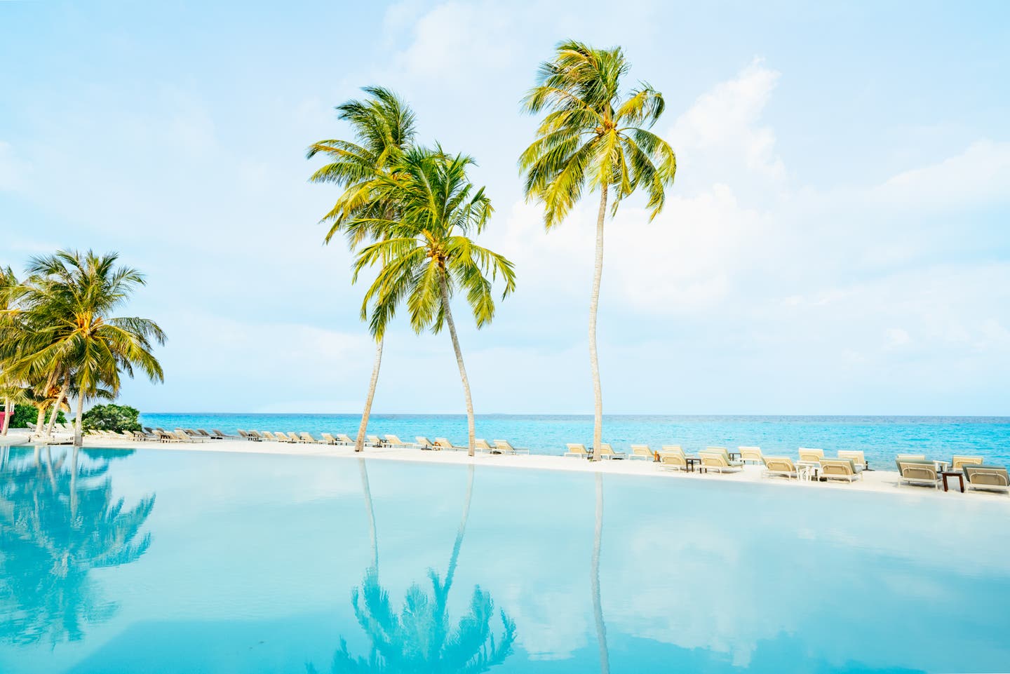 Zentraler Pool des Hotels