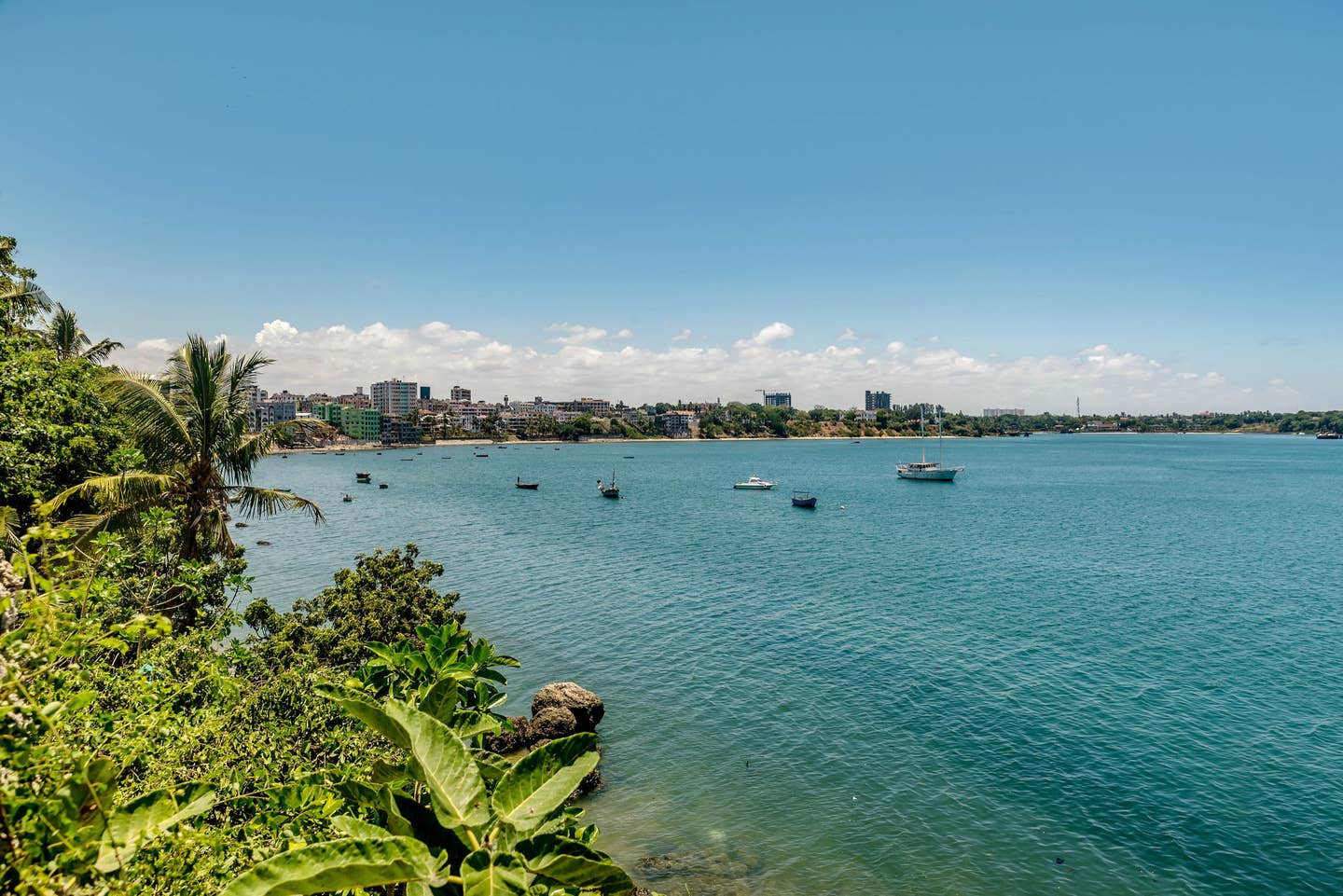 Rundreisen Mombasa: Panoramabild von Mombasa City Rundreisen Mombasa: Panoramabild von Mombasa City