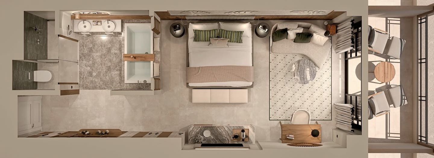 Panorama-Ansicht Junior Suite