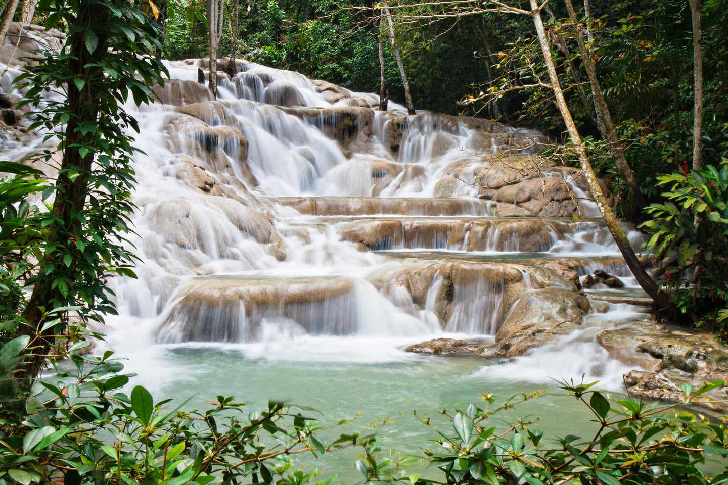 Karibik Sehenswürdigkeiten: Dunn’s River Falls