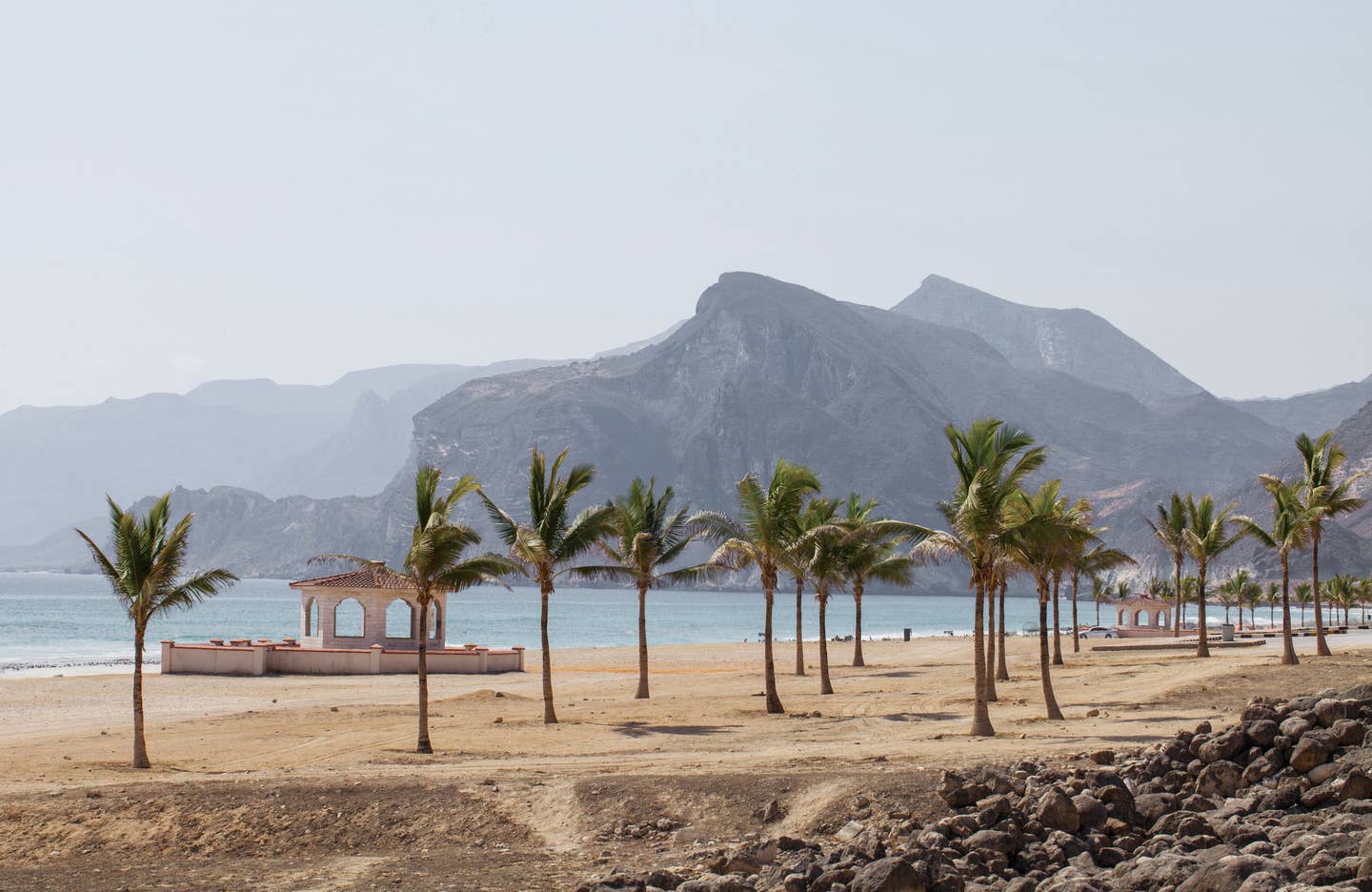 Strand mit Palmen