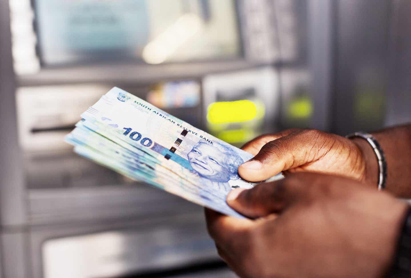 Währung Südafrika: 100 Rand Scheine
