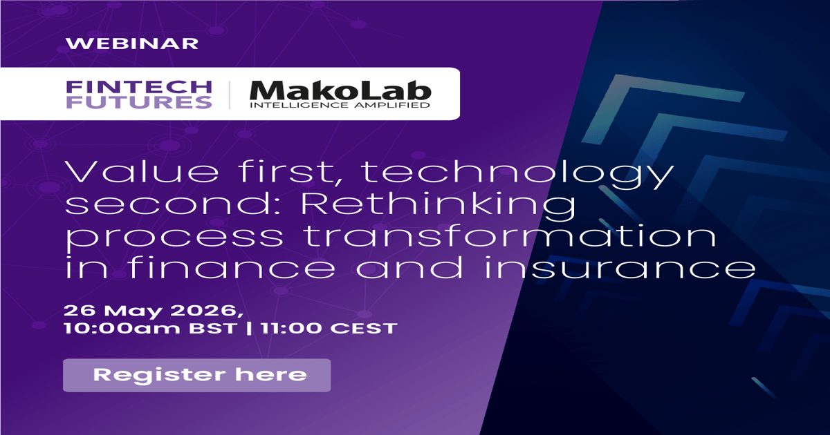 Webinar | 26 May 2026 | Value first, technology second: Rethinking process transformation in finance and insurance