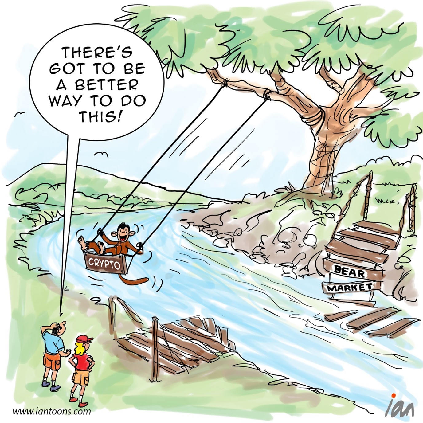 Cartoon: Betting on the swing