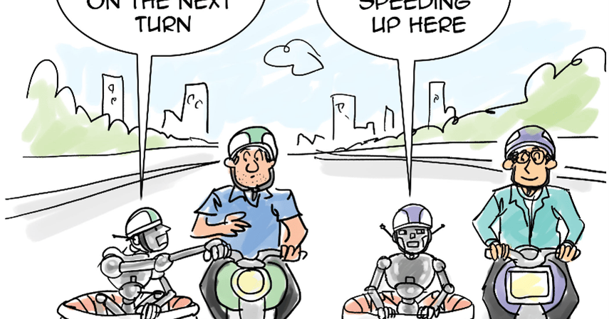 Cartoon: Parallel processing