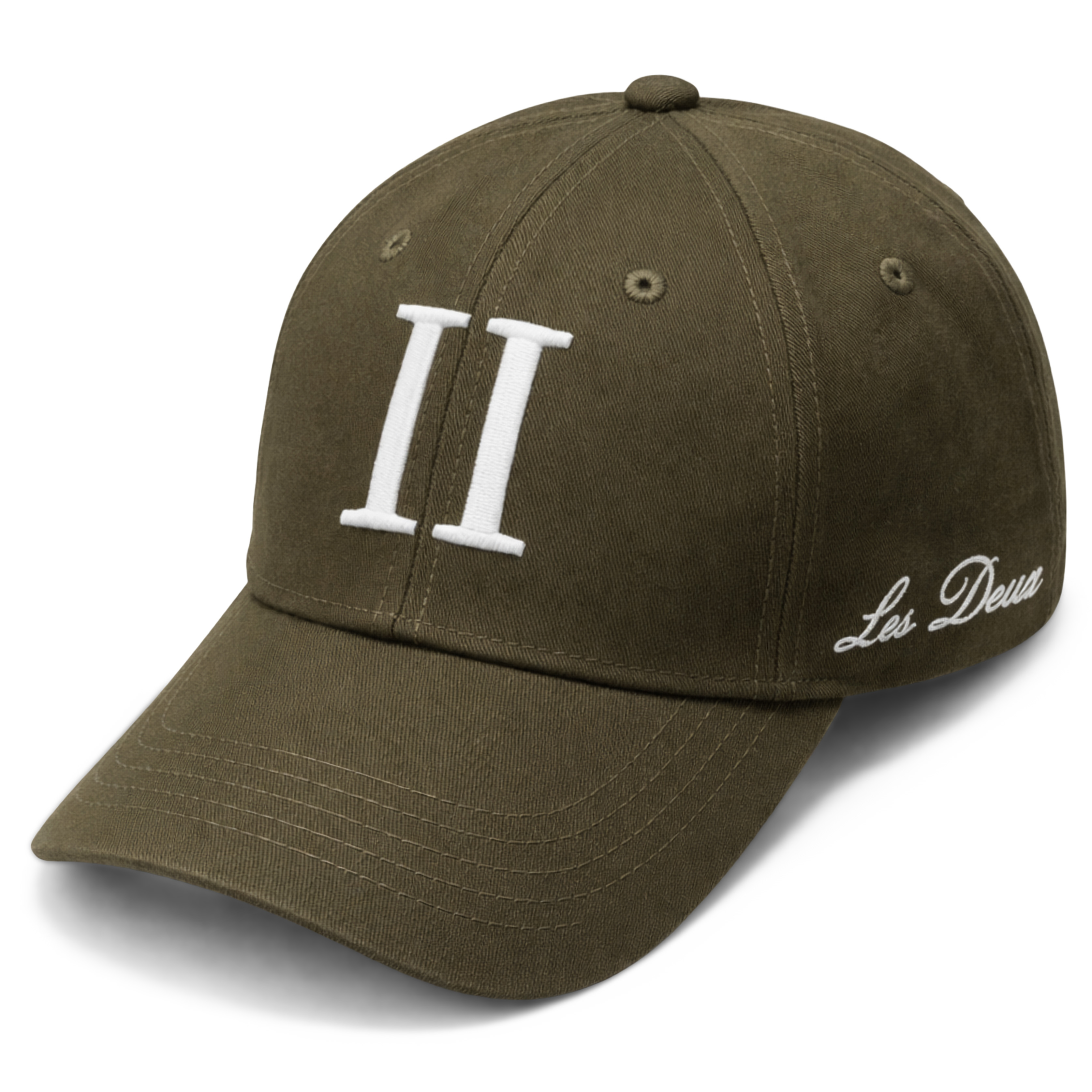 Les Deux | Casquette de Baseball couleur olive Encore - 2