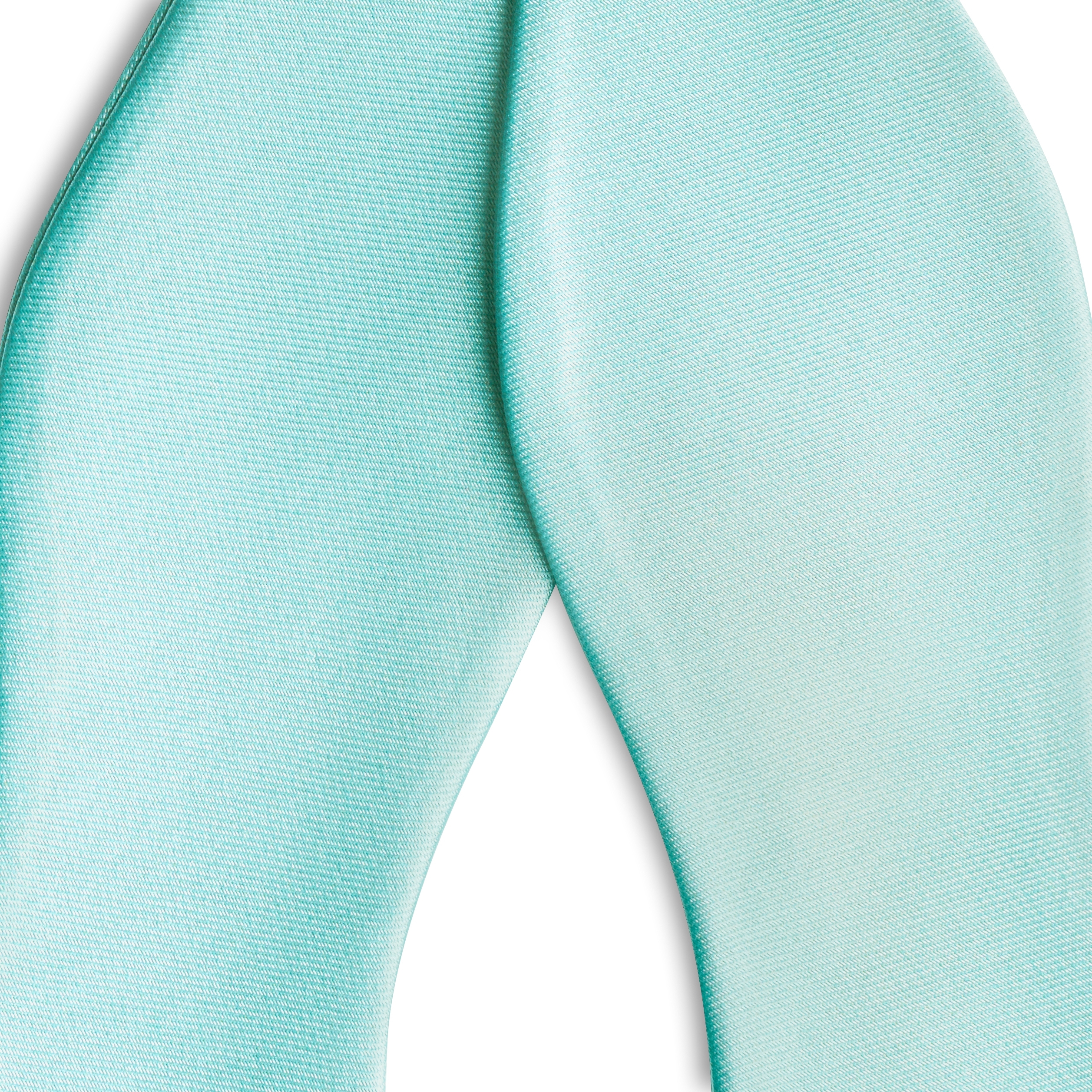 Бебешкосиня сатенена папийонка за връзване - 2