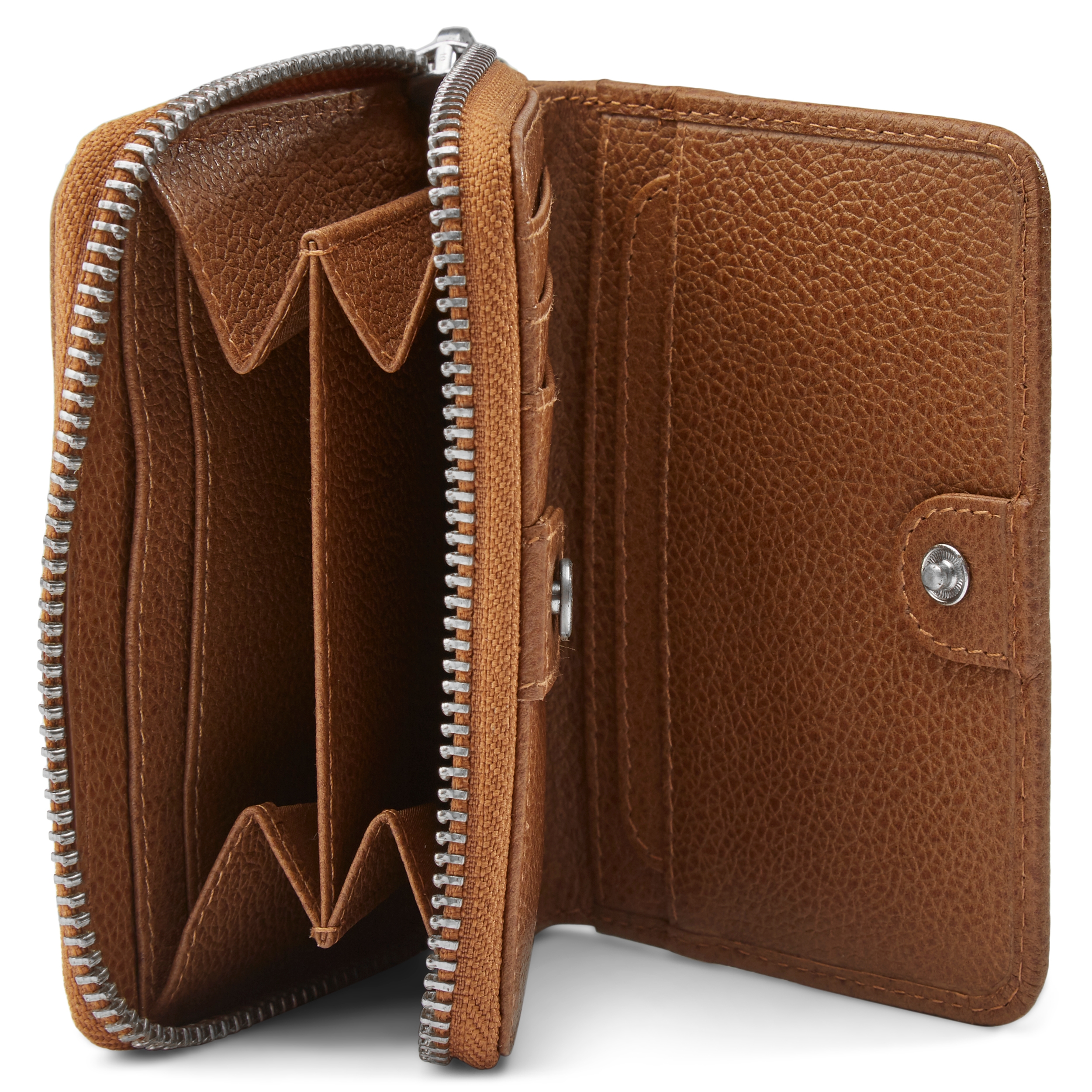 Laris svijetlosmeđi kožni novčanik s RFID zaštitom - 5