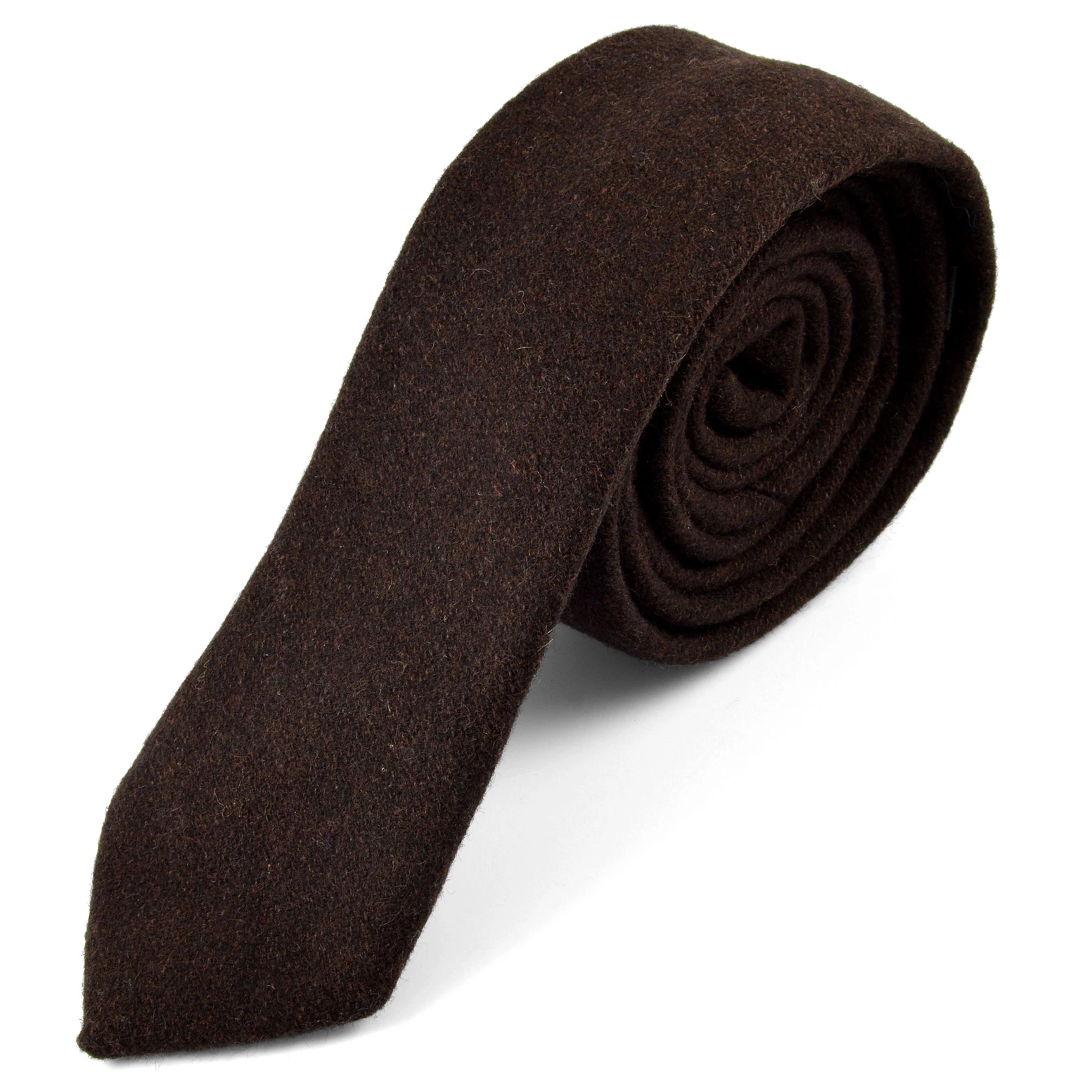 Raw Handmade Brown Wool Tie Raw Handmade Brown Wool Tie