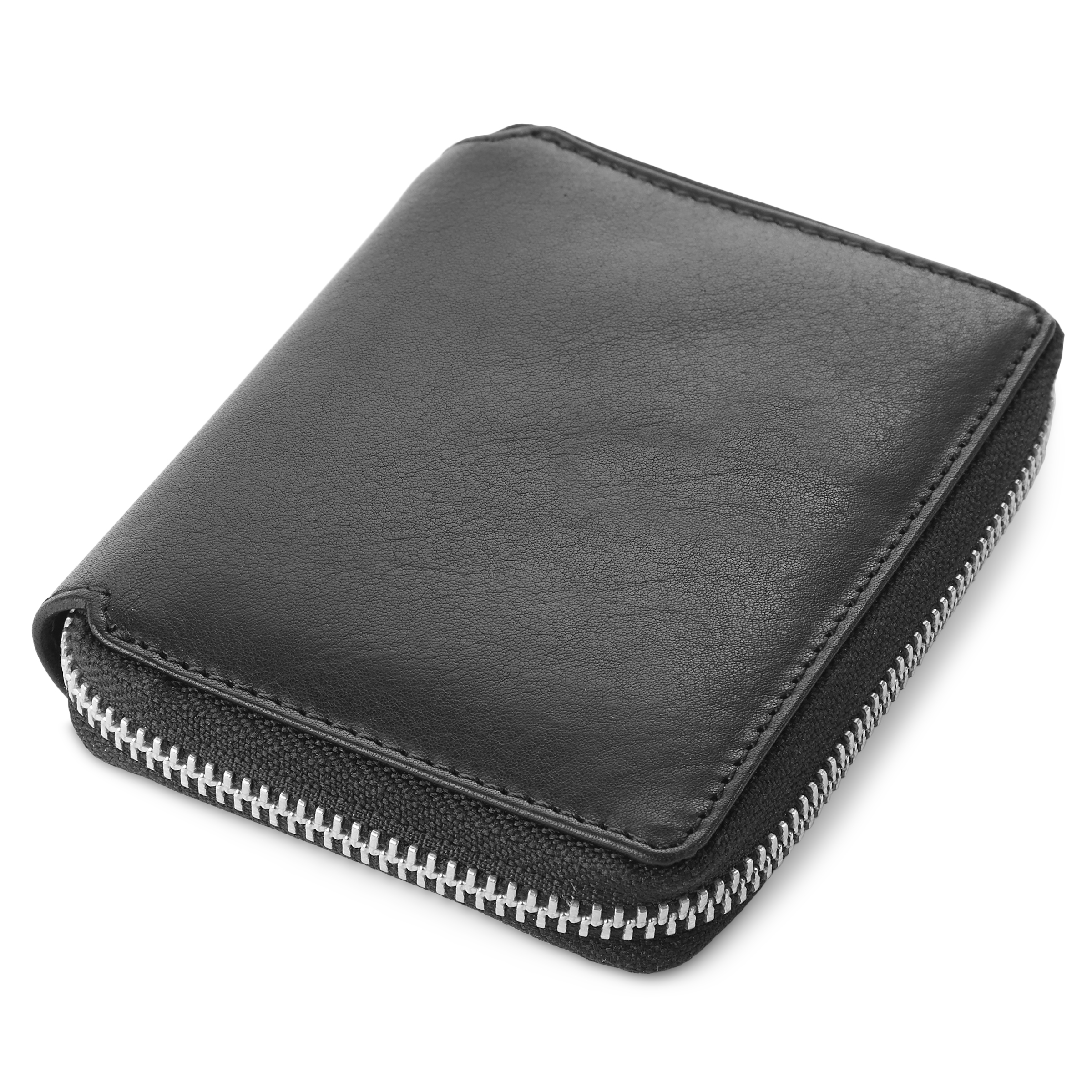 Lincoln | Black Leather RFID Wallet - 12