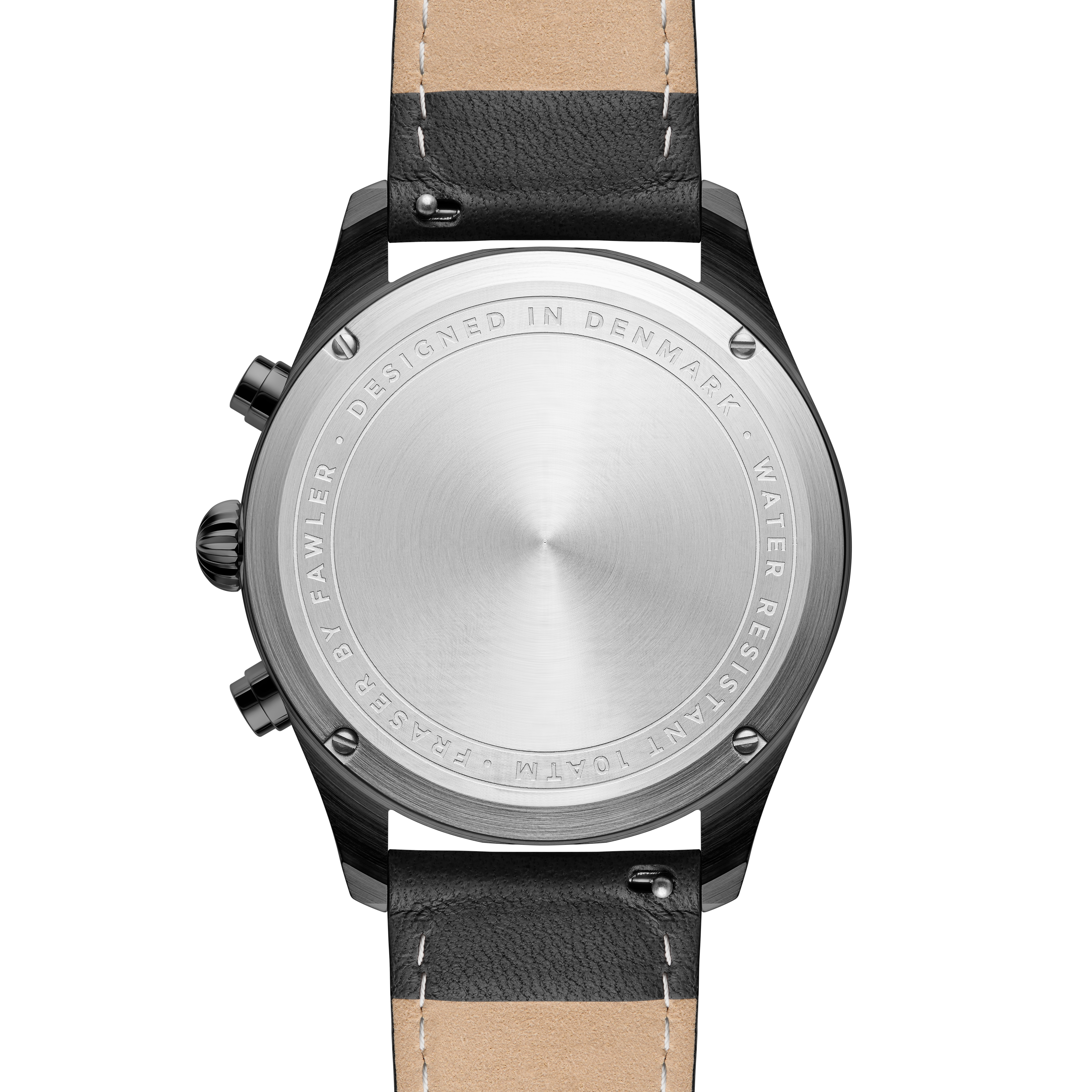 Fraser | Черен пилотски часовник хронограф - 4