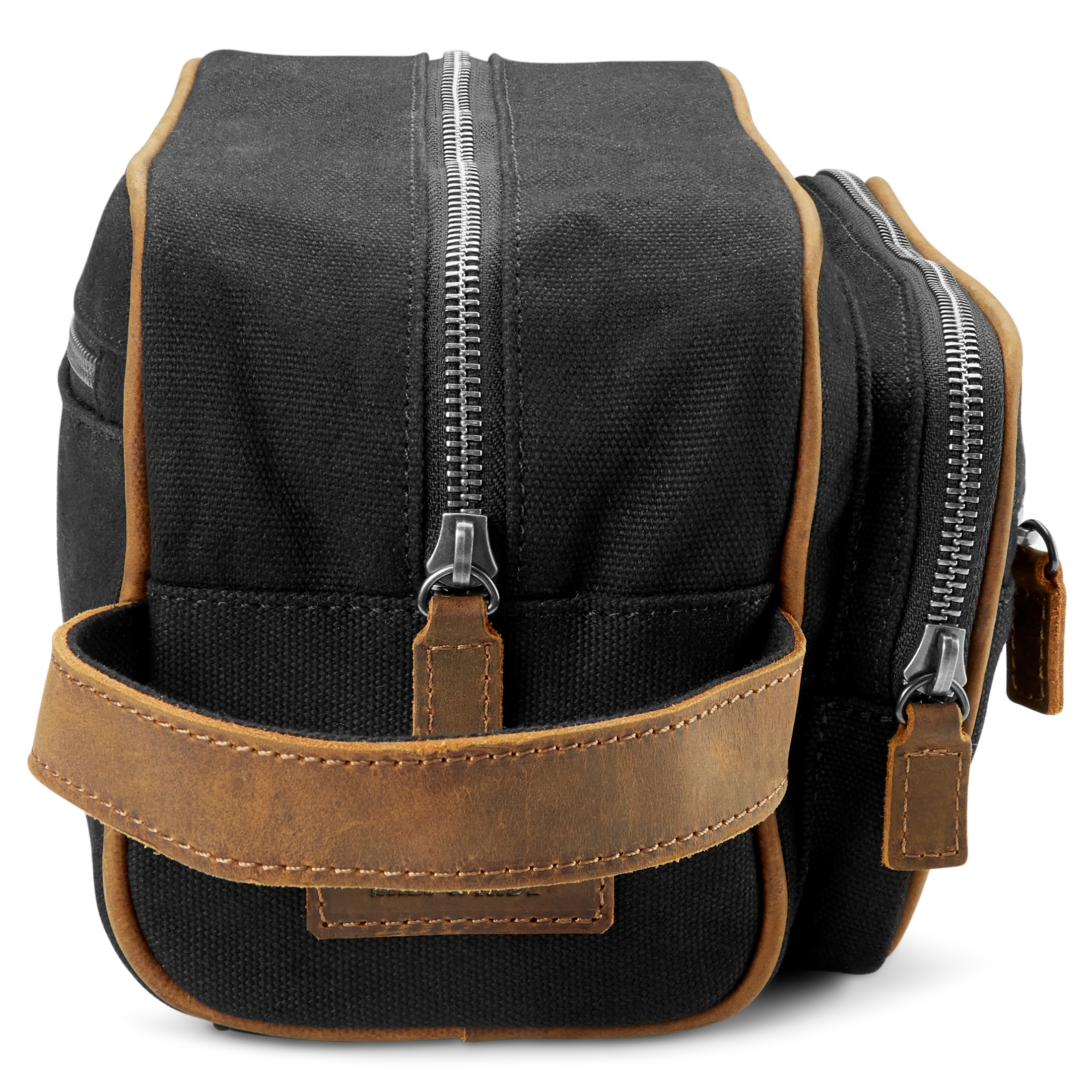 Selah Black & Tan Tarpa Wash Bag  - 6