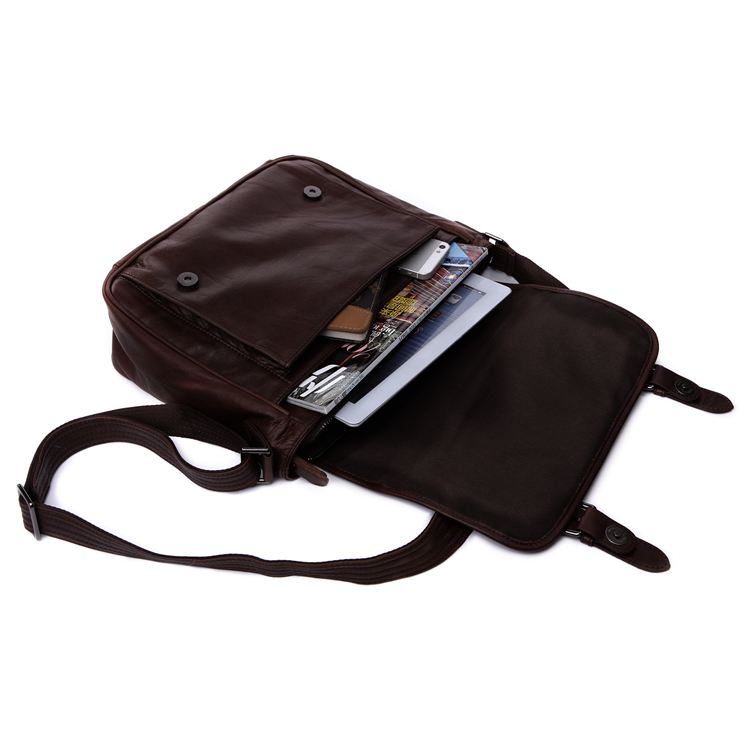 Trendhim - Brun Overly Lædertaske - 2