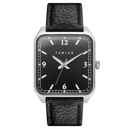 Clyde | Square Silver-Tone and Gray Watch