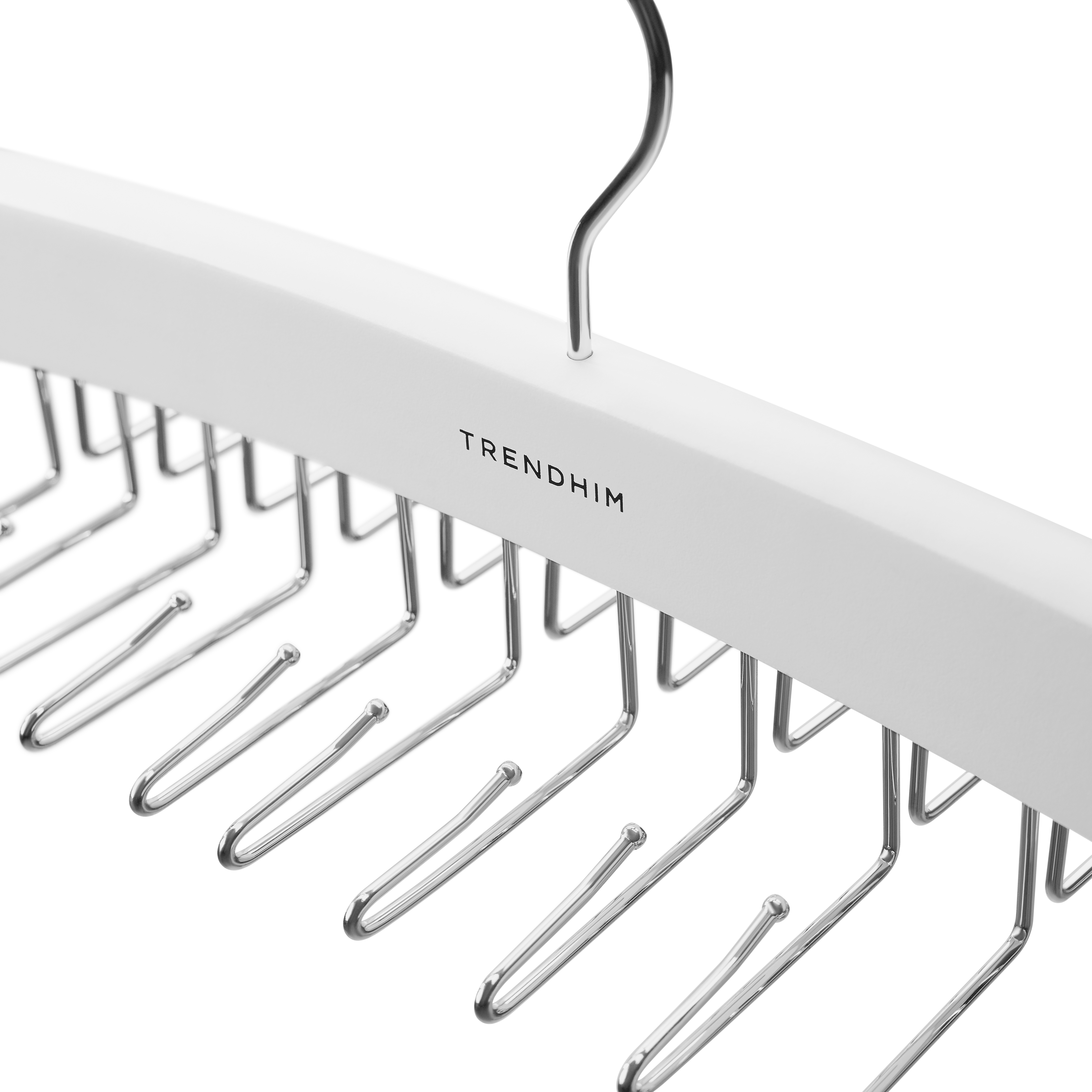 Percha para corbatas | Madera | Blanco - 3