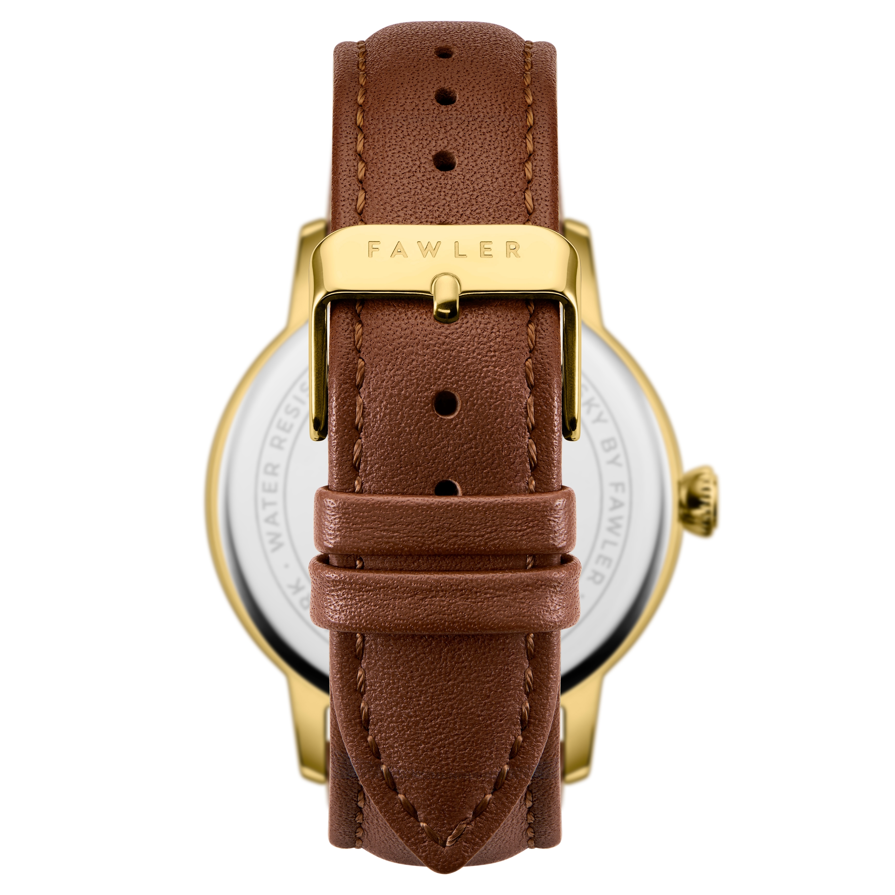 Night Sky | Montre GMT en acier doré à cadran orné d'aventurine - 5