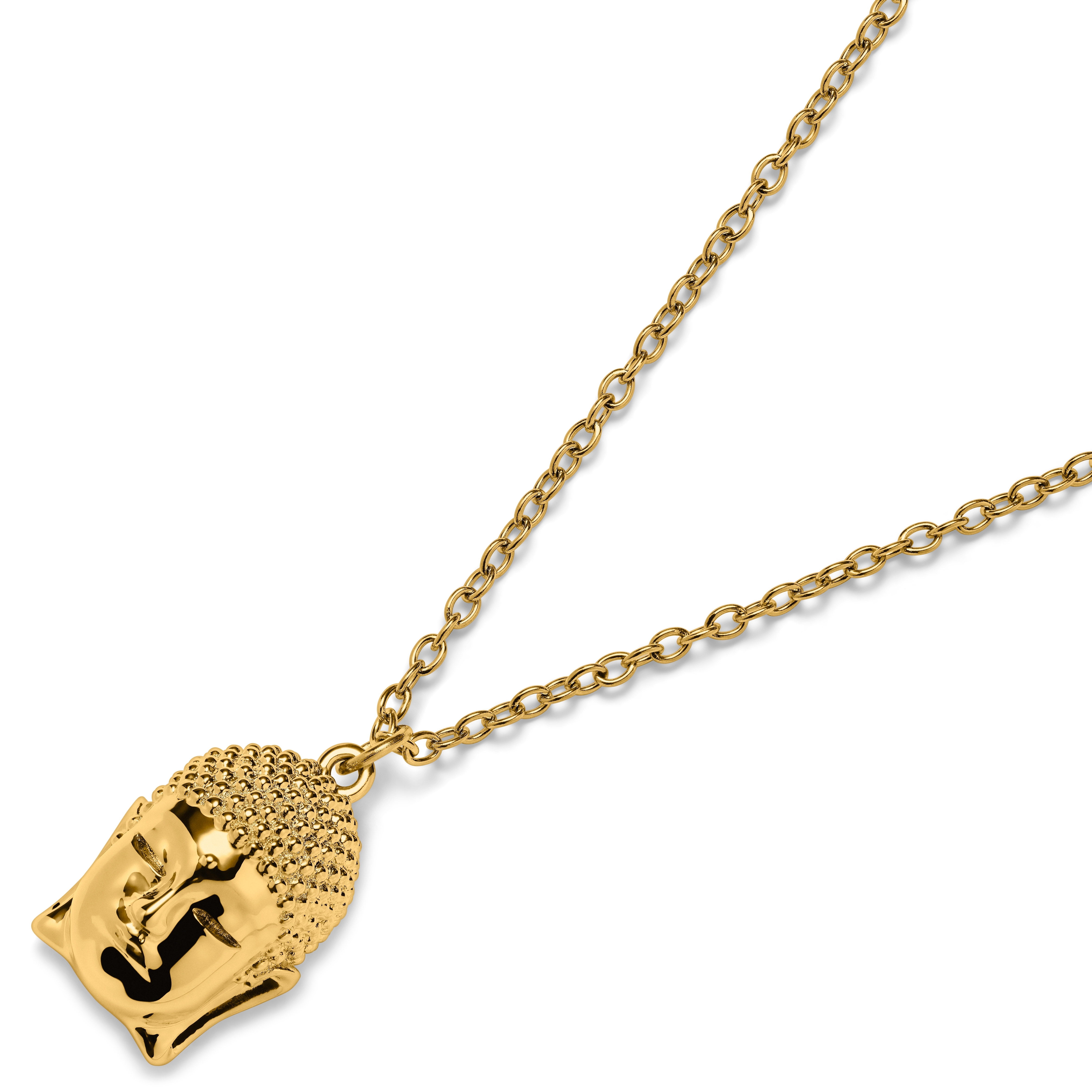 Unity | Gold-tone Buddha Necklace - 4