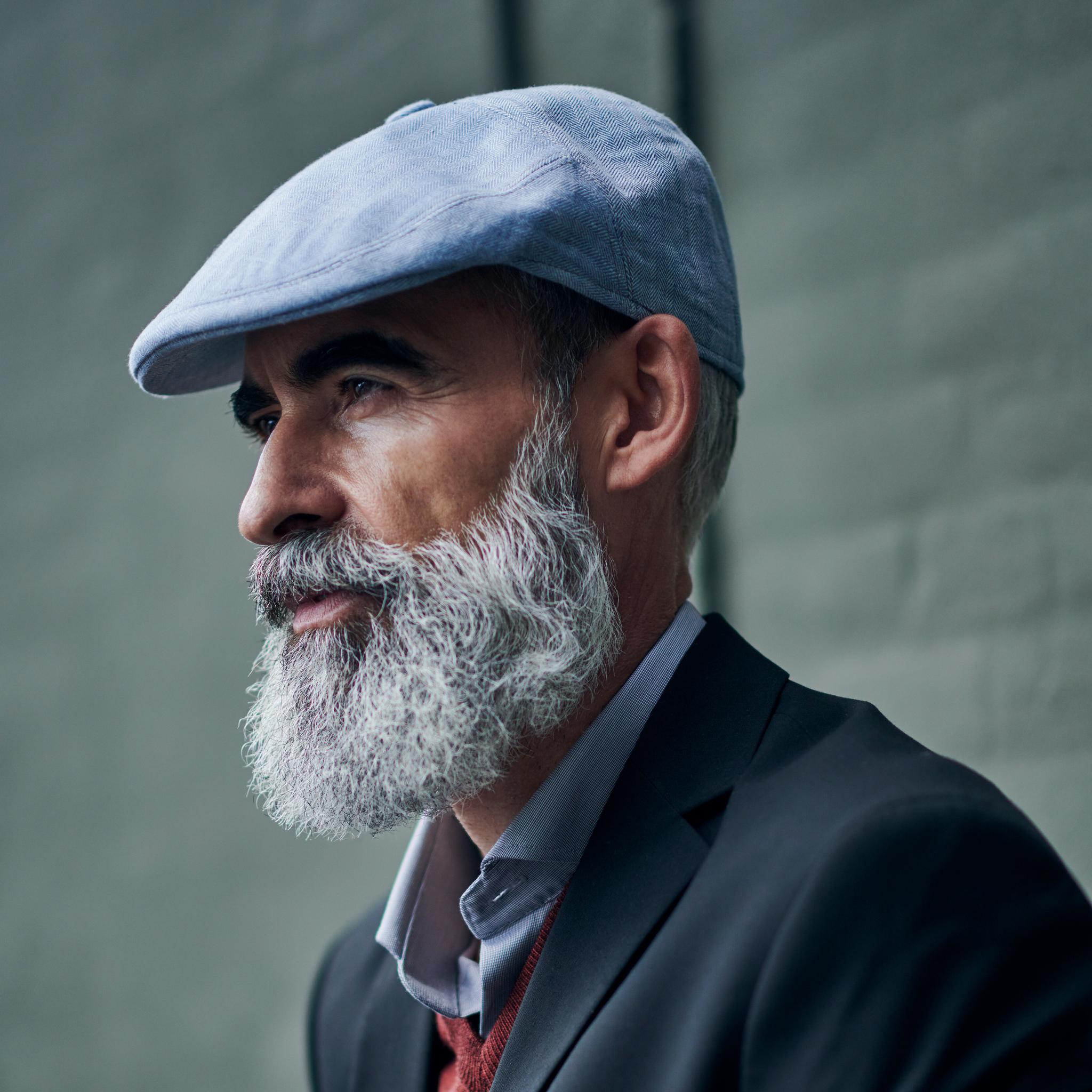 Moda | Light Blue Linen Newsboy Cap | In stock! | Fawler