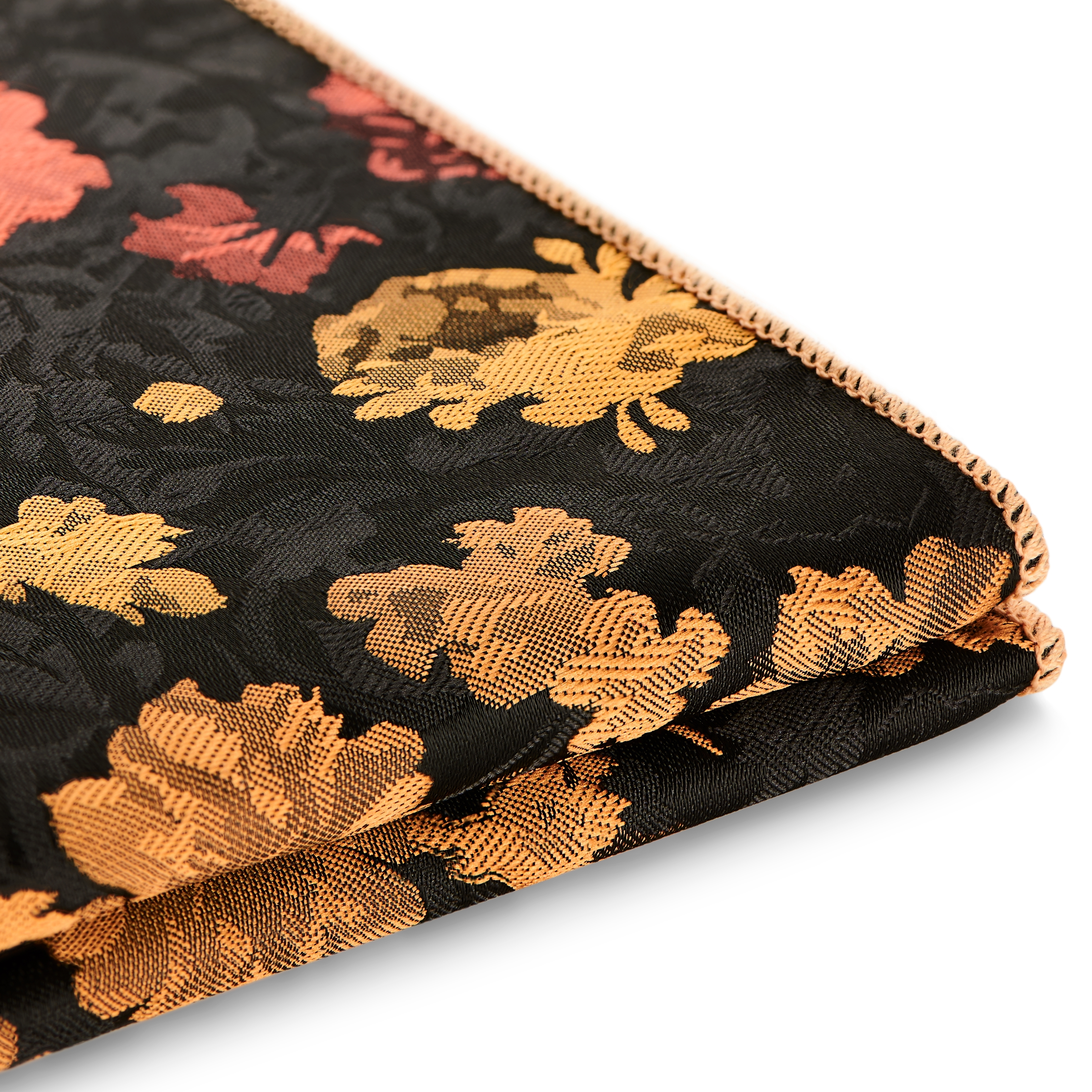 Dianthus | Batistă de buzunar cu flori negre, portocalii și galbene - 3