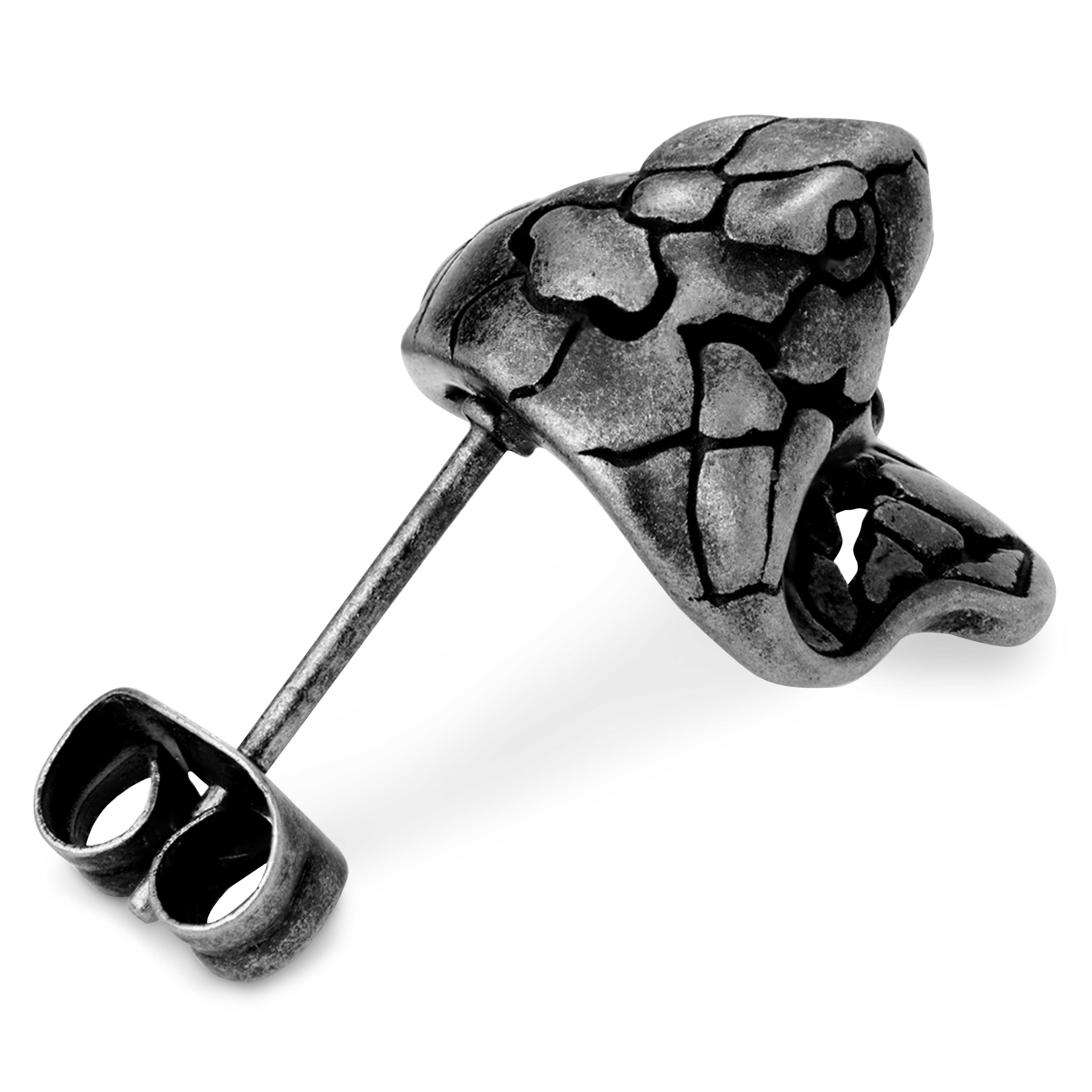 Harmaa teräksinen Jax-kobrakorvakoru - 2