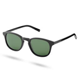 Warrick Thea Svarte og Grønne Polariserte Solbriller