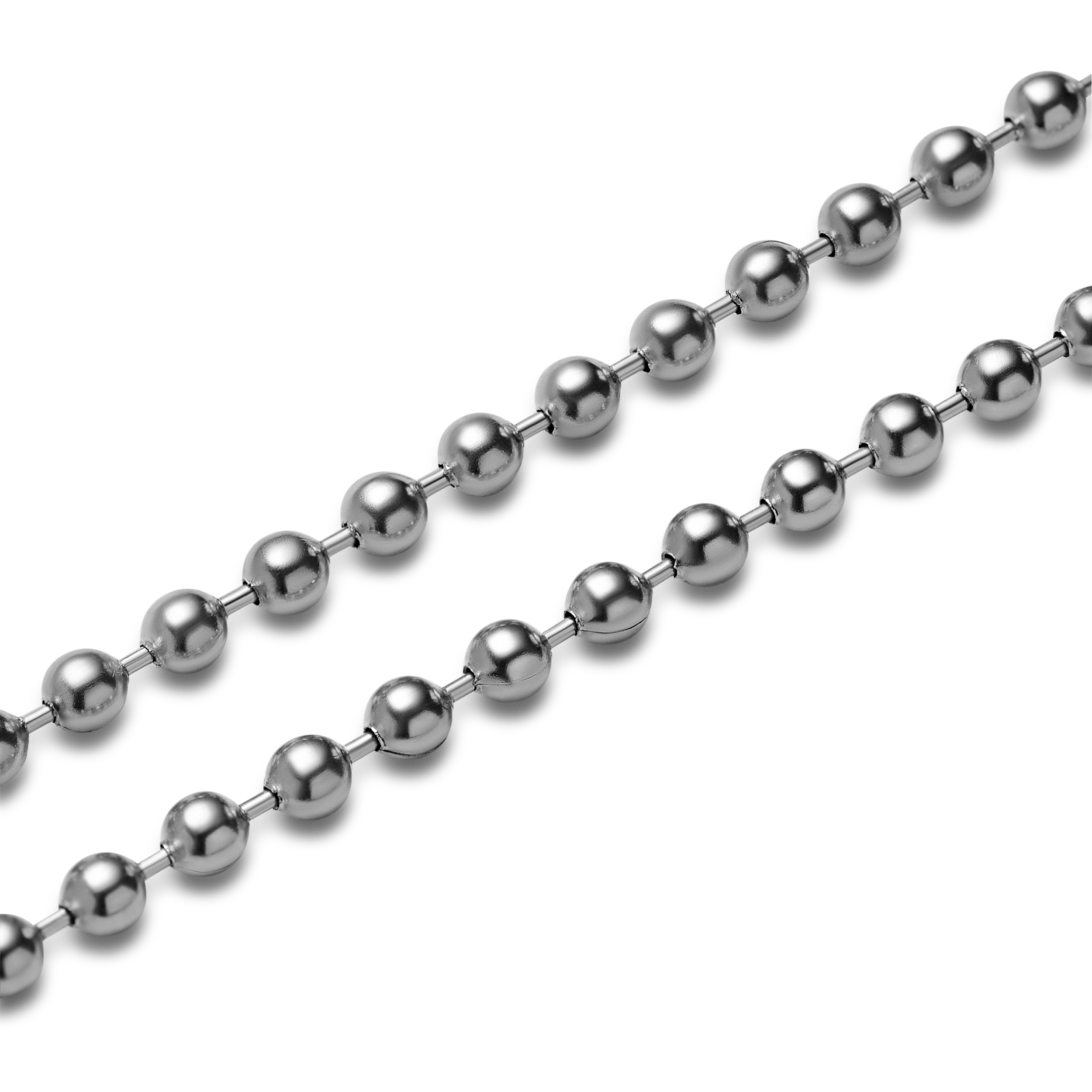 Essentials | 2.5 mm Silver-Tone Ball Chain Bracelet - 3